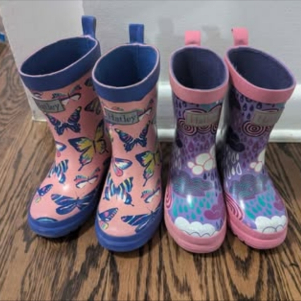 Hatley 2x rain boots